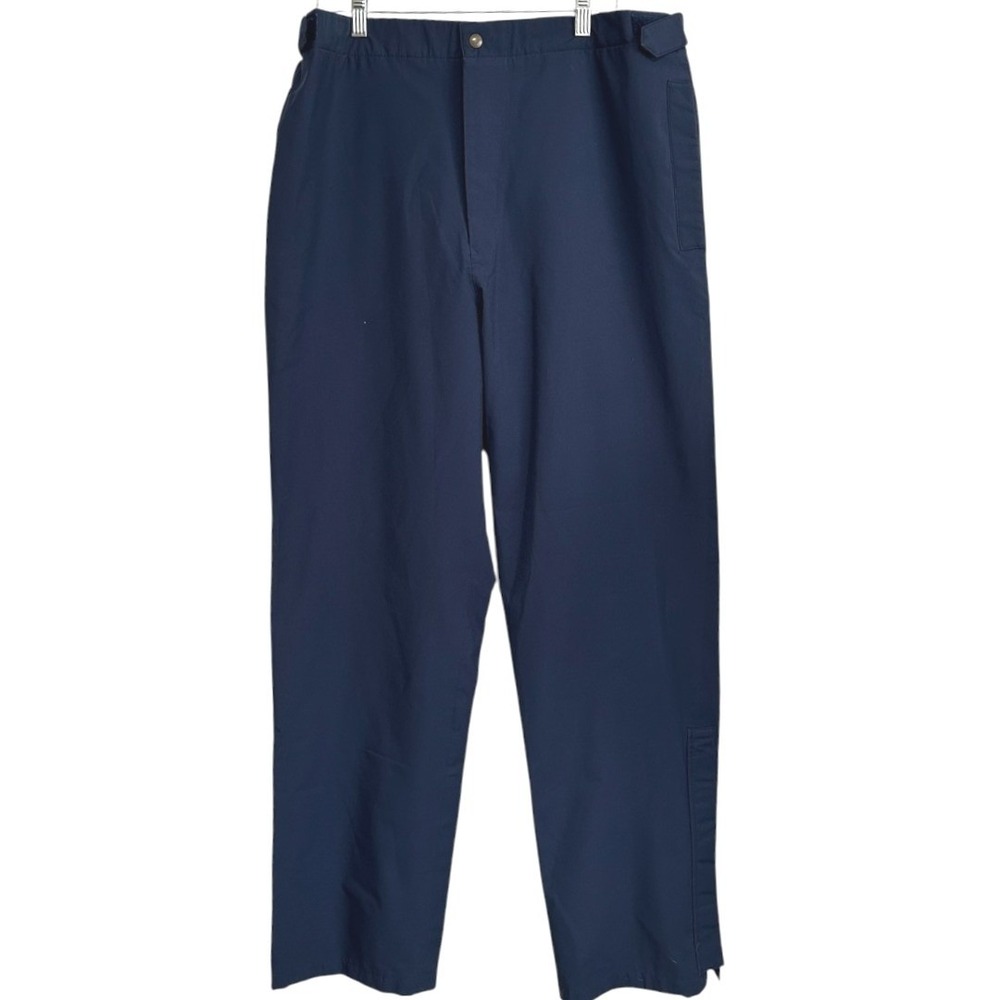 Tourney Gore-Tex Golf Rain Pants Mens Navy Blue Waterproof Outdoor Hiking XL‎